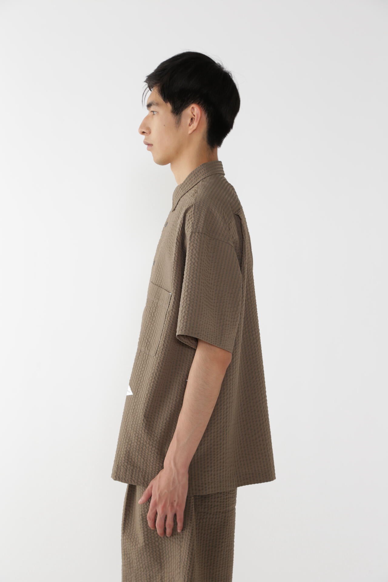 dry soft seersucker SS shirt