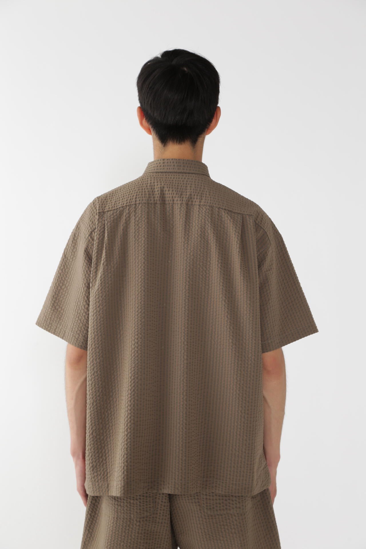 dry soft seersucker SS shirt