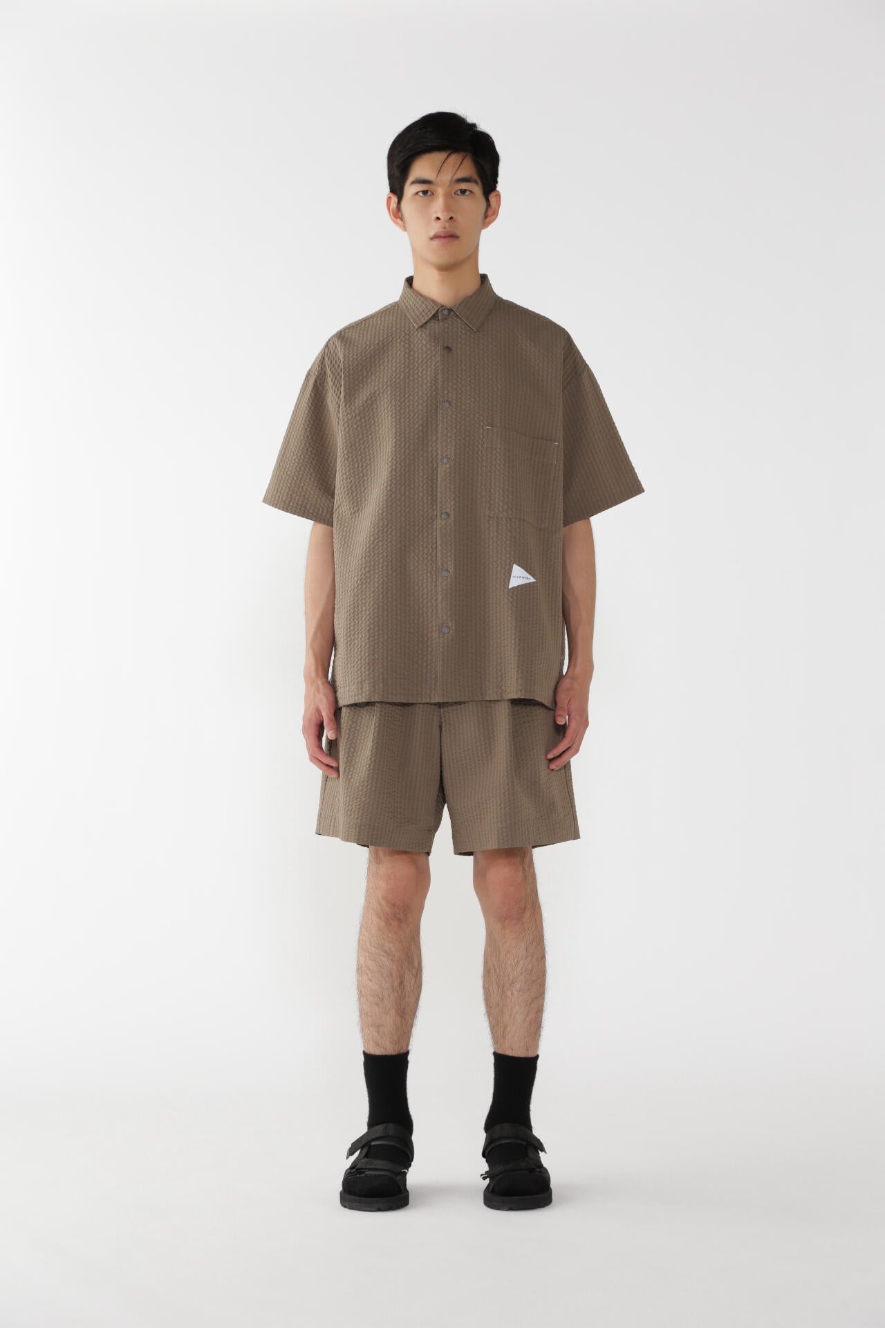 dry soft seersucker SS shirt