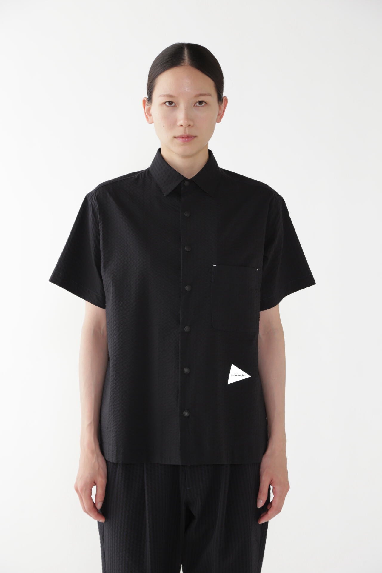 dry soft seersucker SS shirt