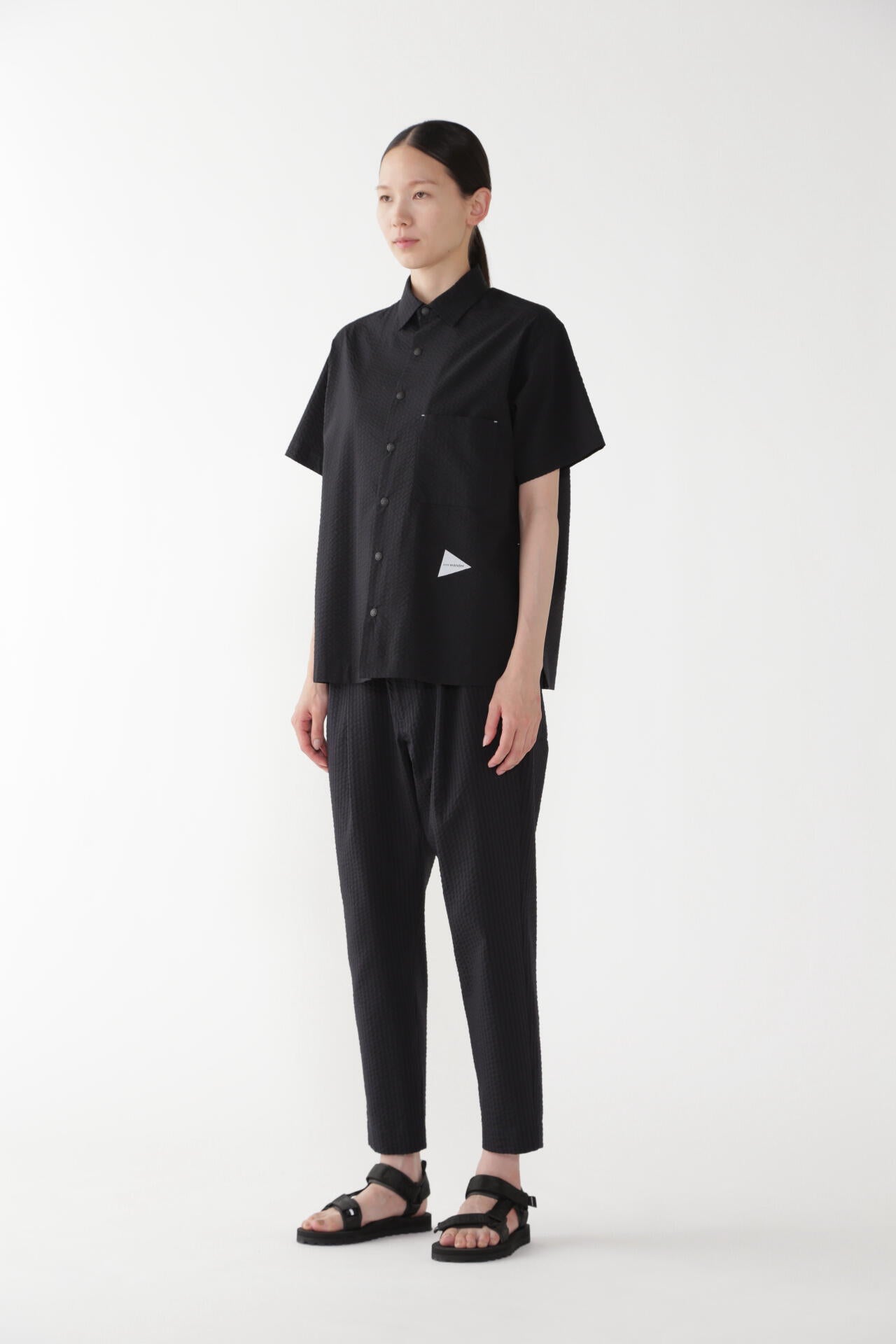 dry soft seersucker SS shirt