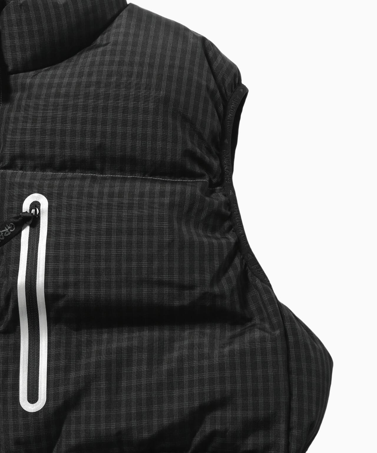 GRAMICCI × and wander wool check down vest