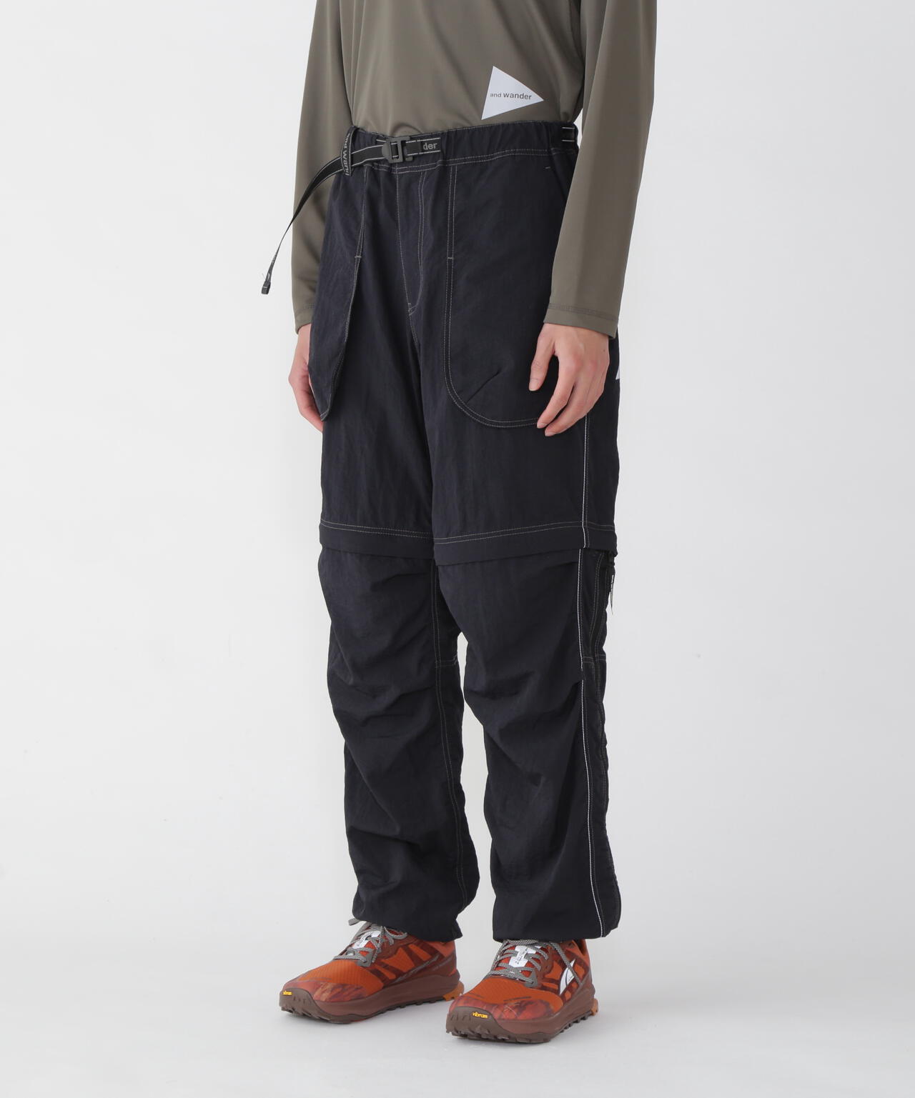NY taffeta hiker 2way pants