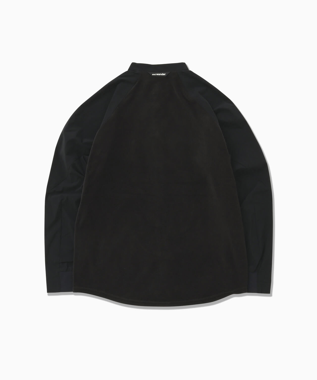 fleece base band collar shirt