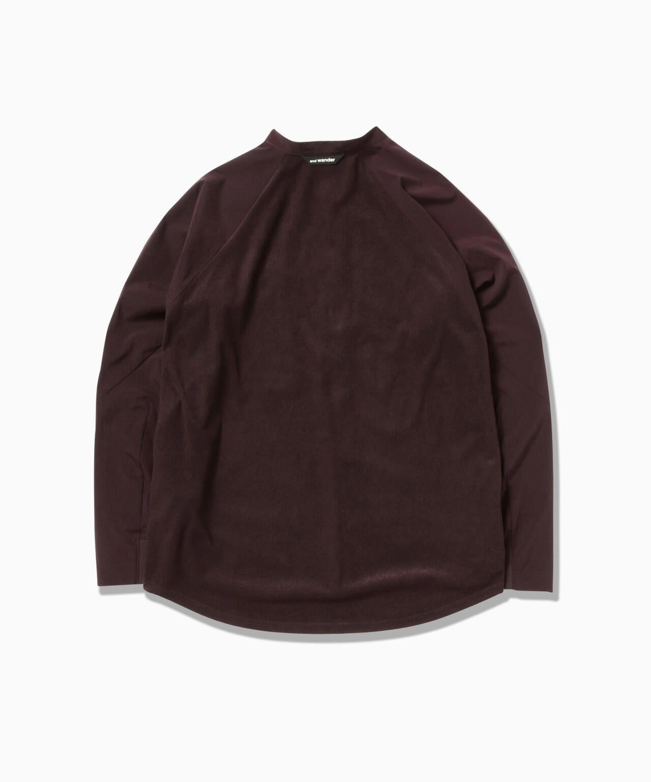 fleece base band collar shirt