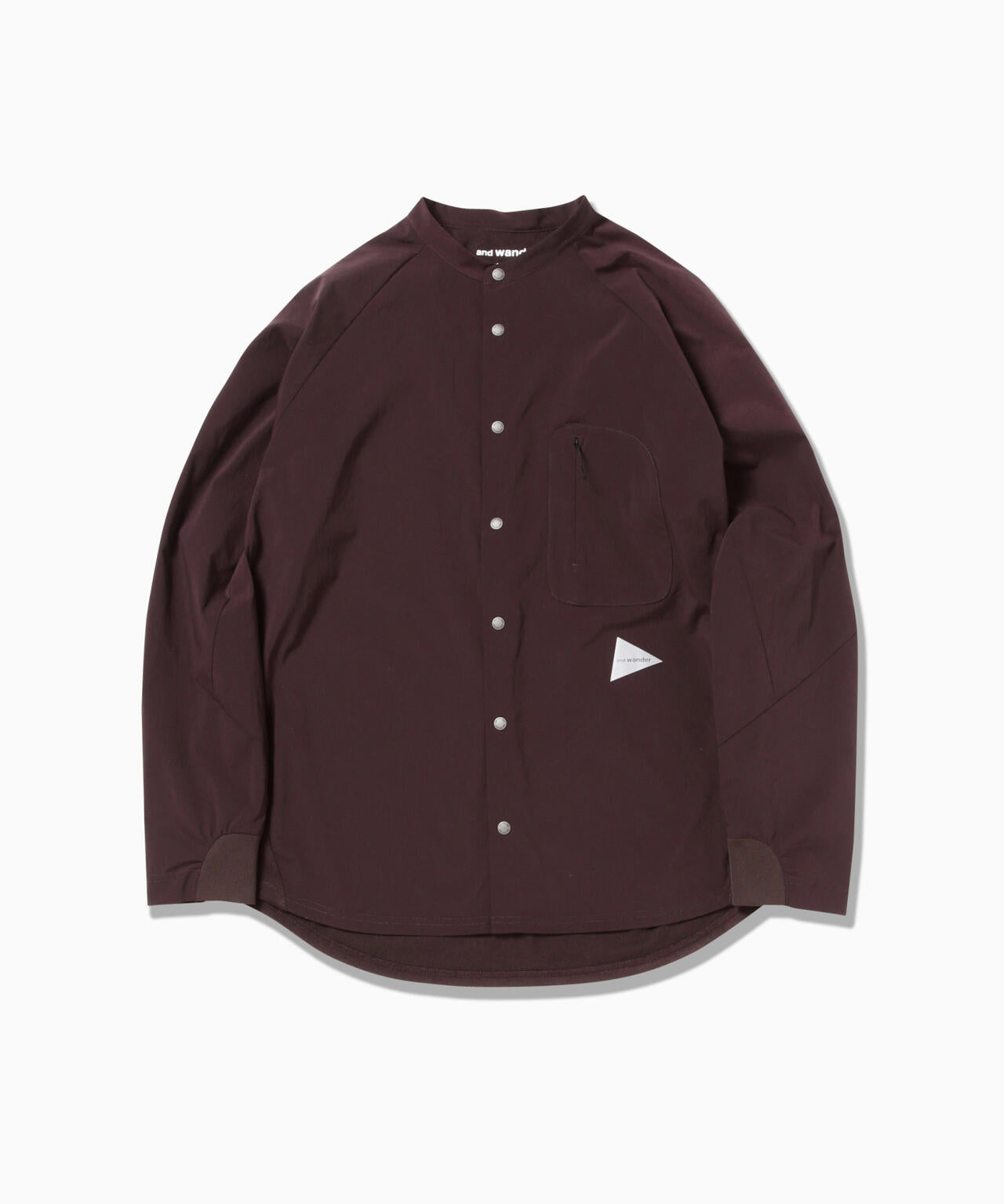 fleece base band collar shirt