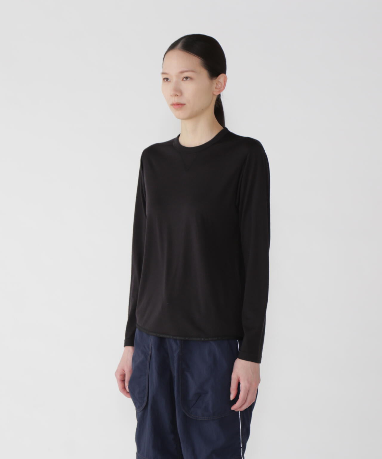 merino base LS T | メリノウール デオドラント ウォーム ロングスリーブTシャツ