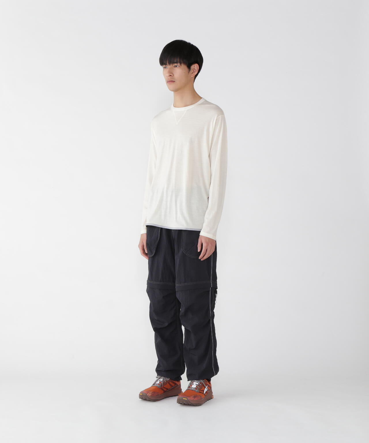 merino base LS T | メリノウール デオドラント ウォーム ロングスリーブTシャツ