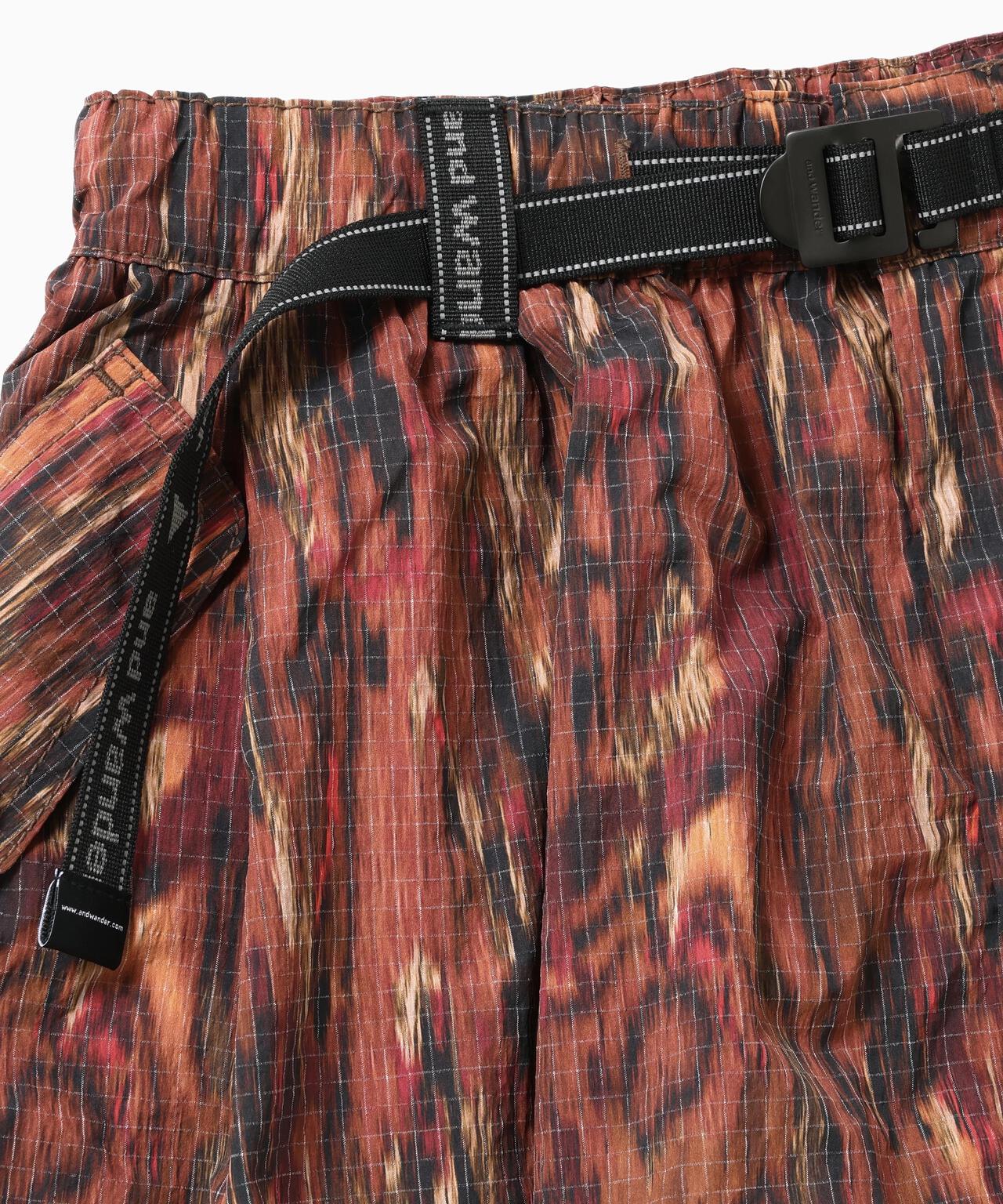 printed ripstop cargo skirt(W)