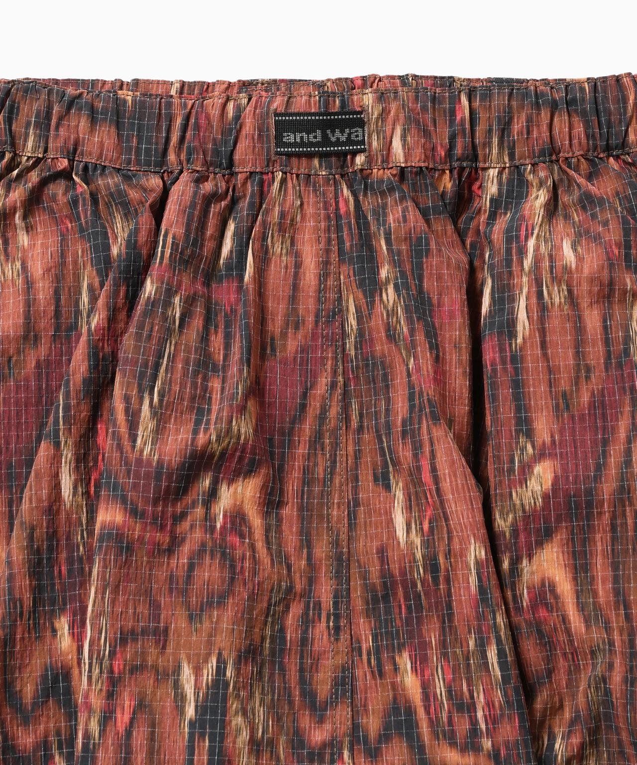 printed ripstop cargo skirt(W)