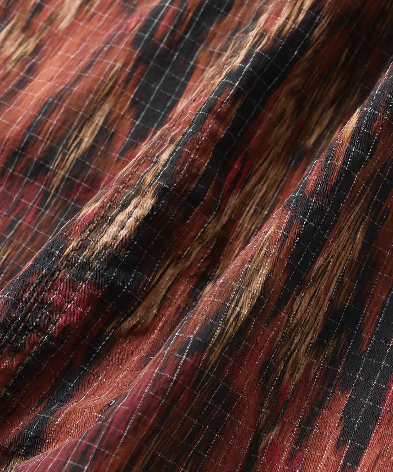 printed ripstop cargo skirt(W)