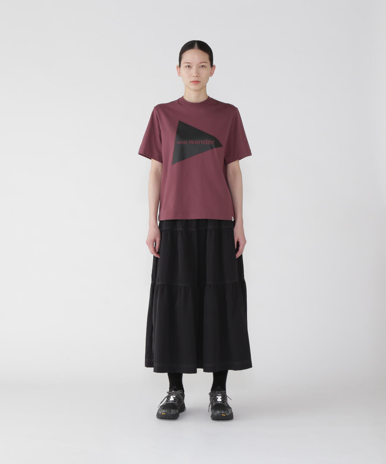 crinkled nylon skirt 2 (W)