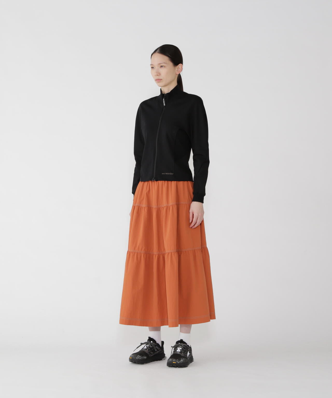 crinkled nylon skirt 2 (W)