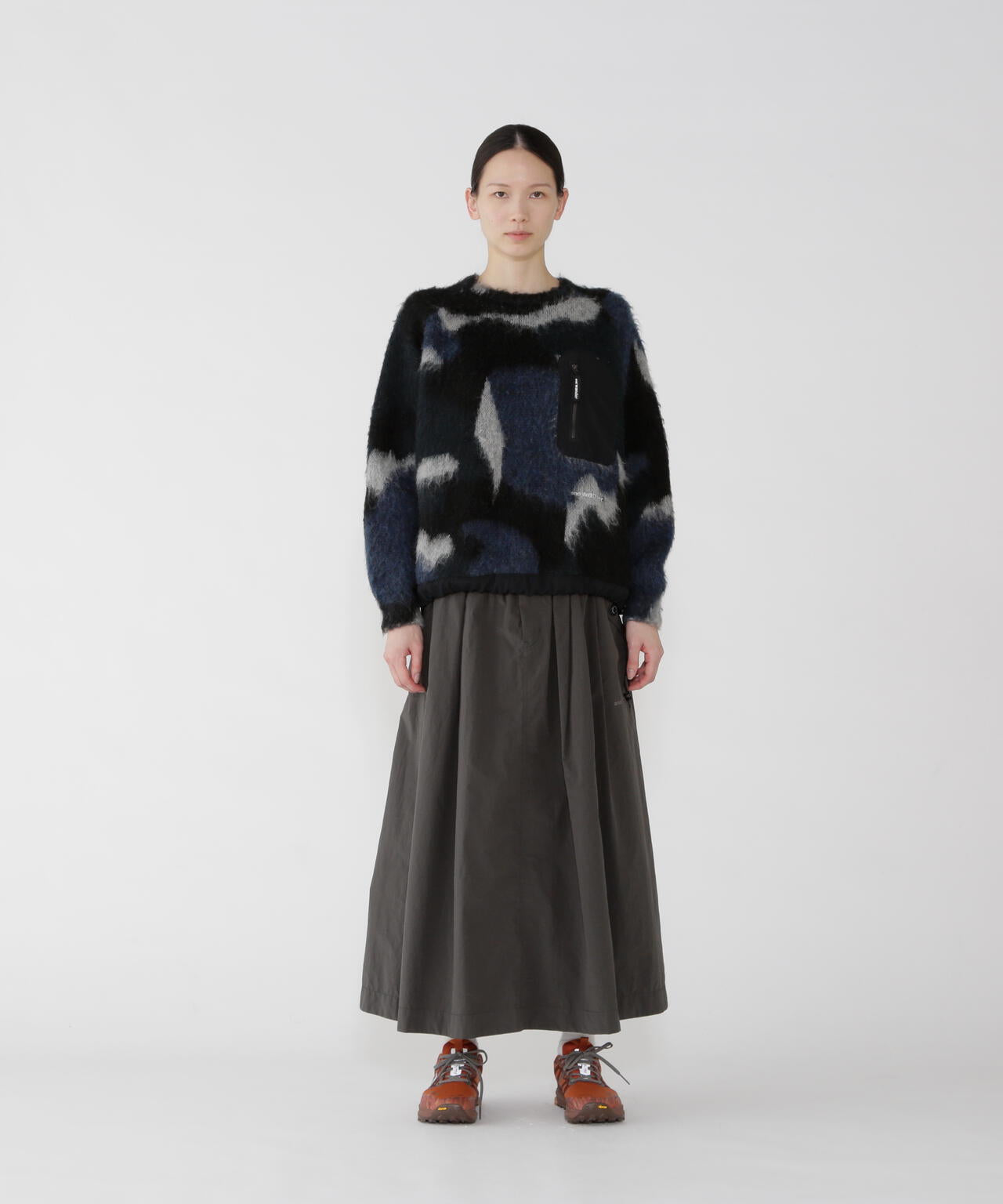 oversized cargo skirt (W)