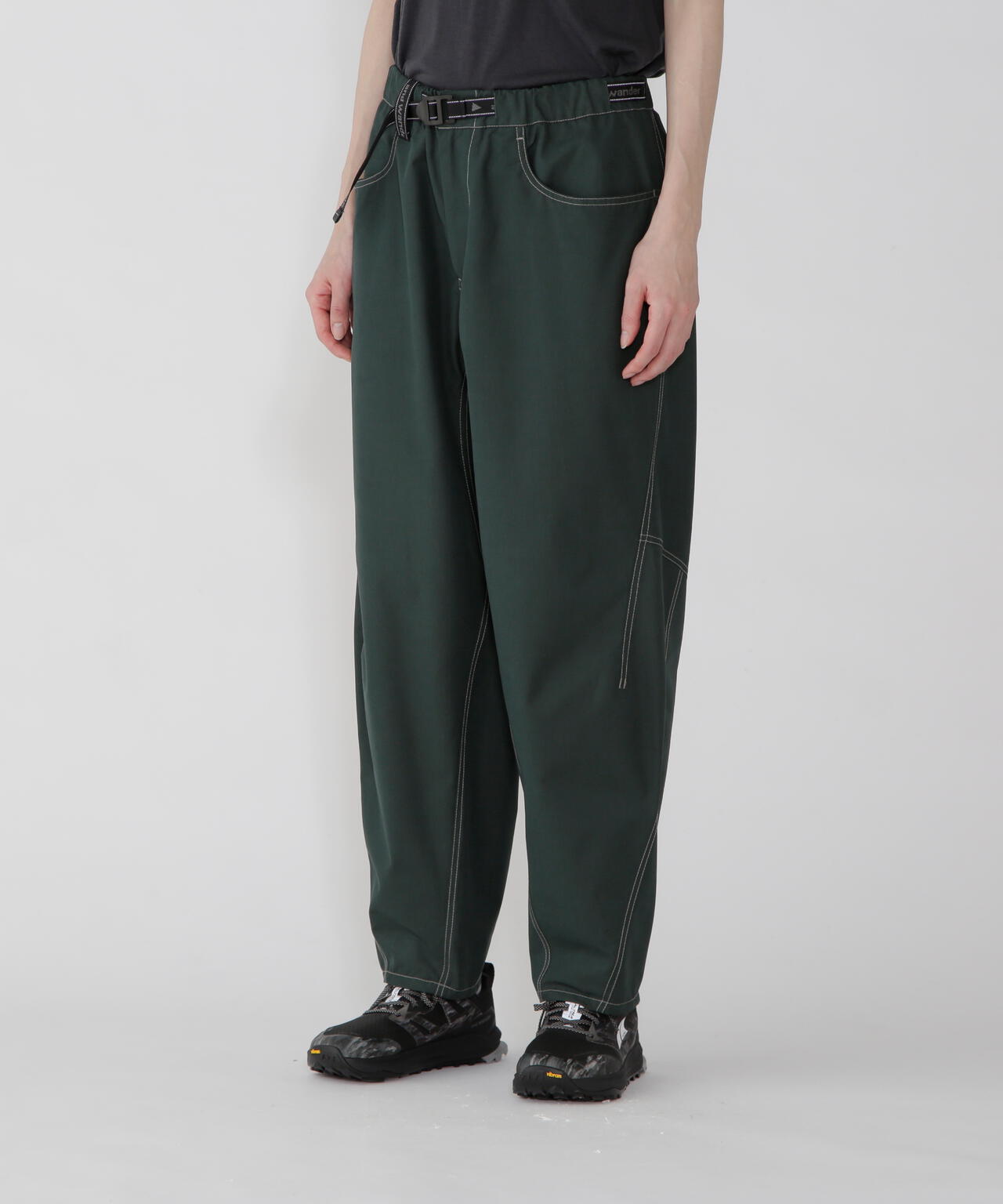 high count cloth wide pants