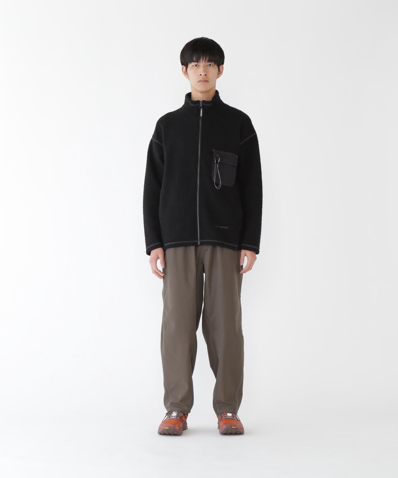high count cloth wide pants