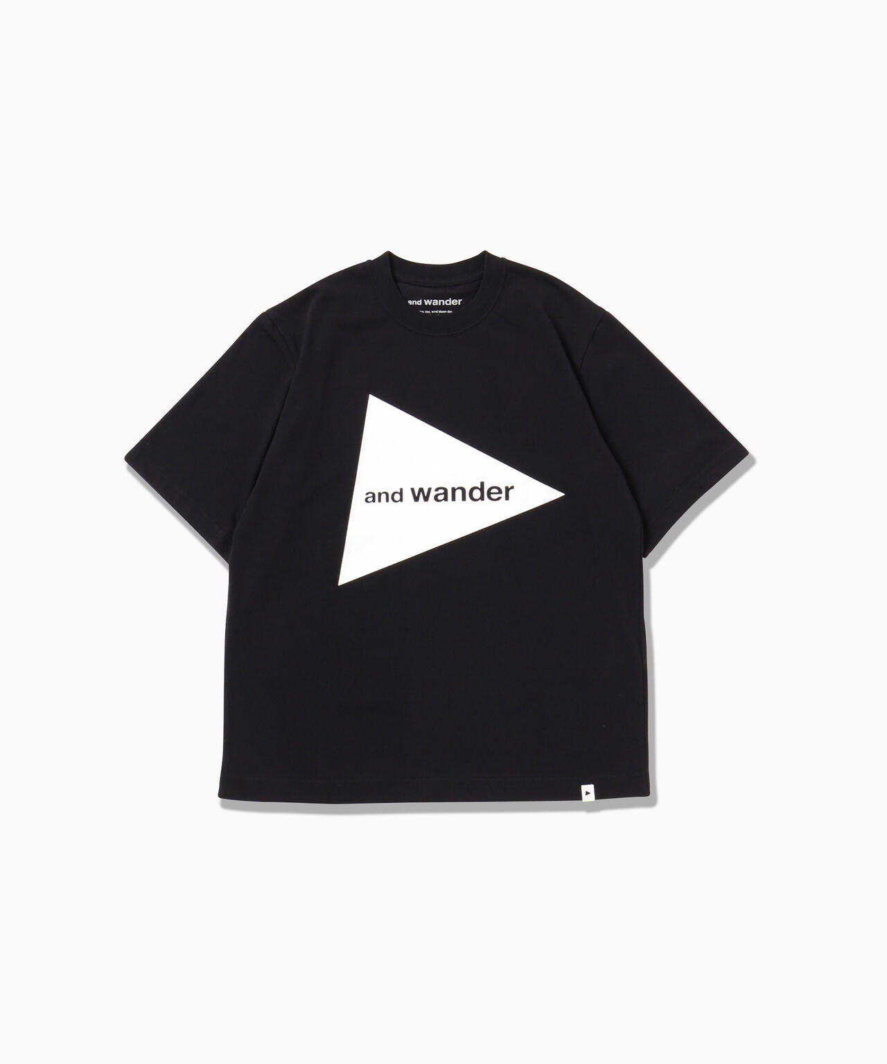 and wander logo SS T | コットン ドライ ロゴTシャツ