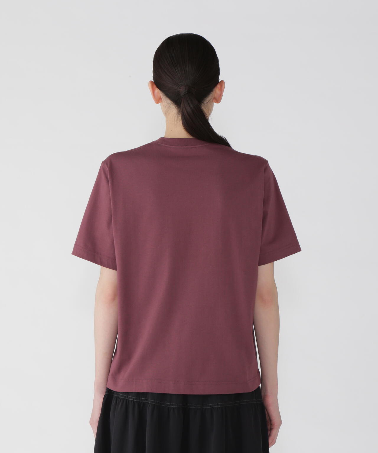 and wander logo SS T | コットン ドライ ロゴTシャツ