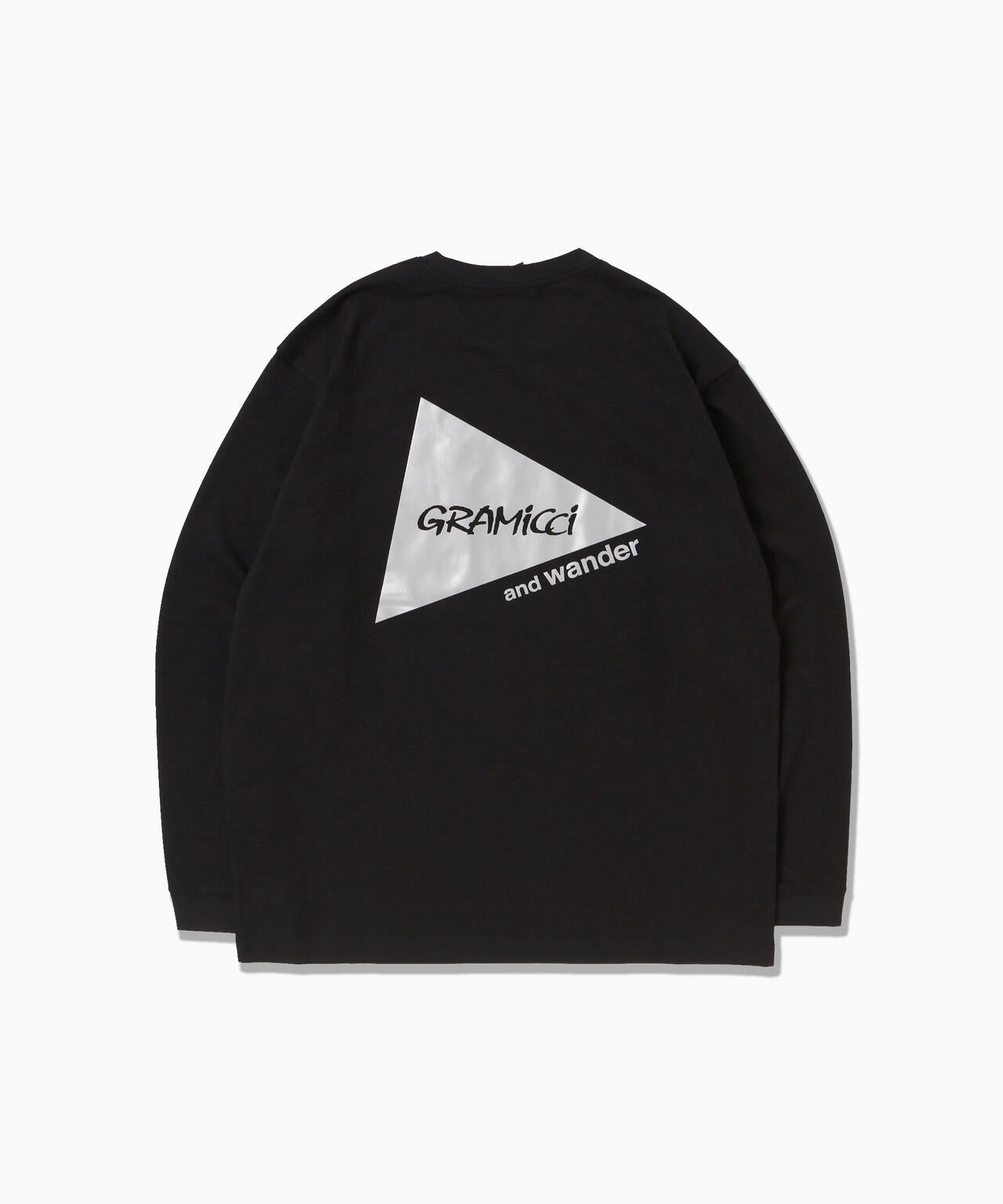 GRAMICCI × and wander backprint L/S tee