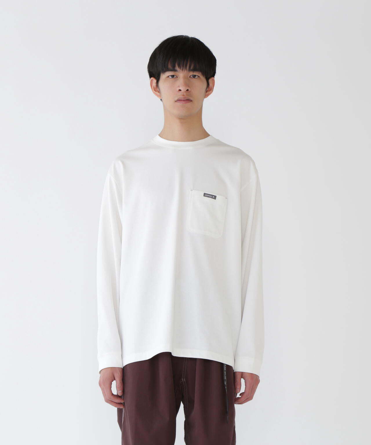 GRAMICCI × and wander backprint L/S tee