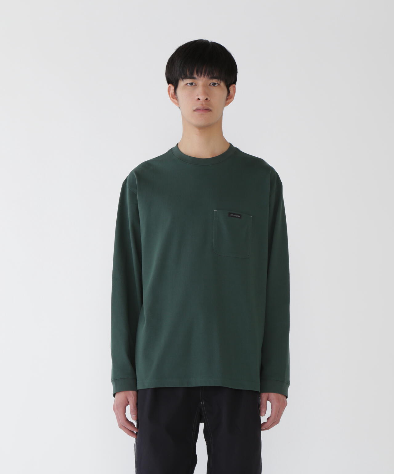 GRAMICCI × and wander backprint L/S tee