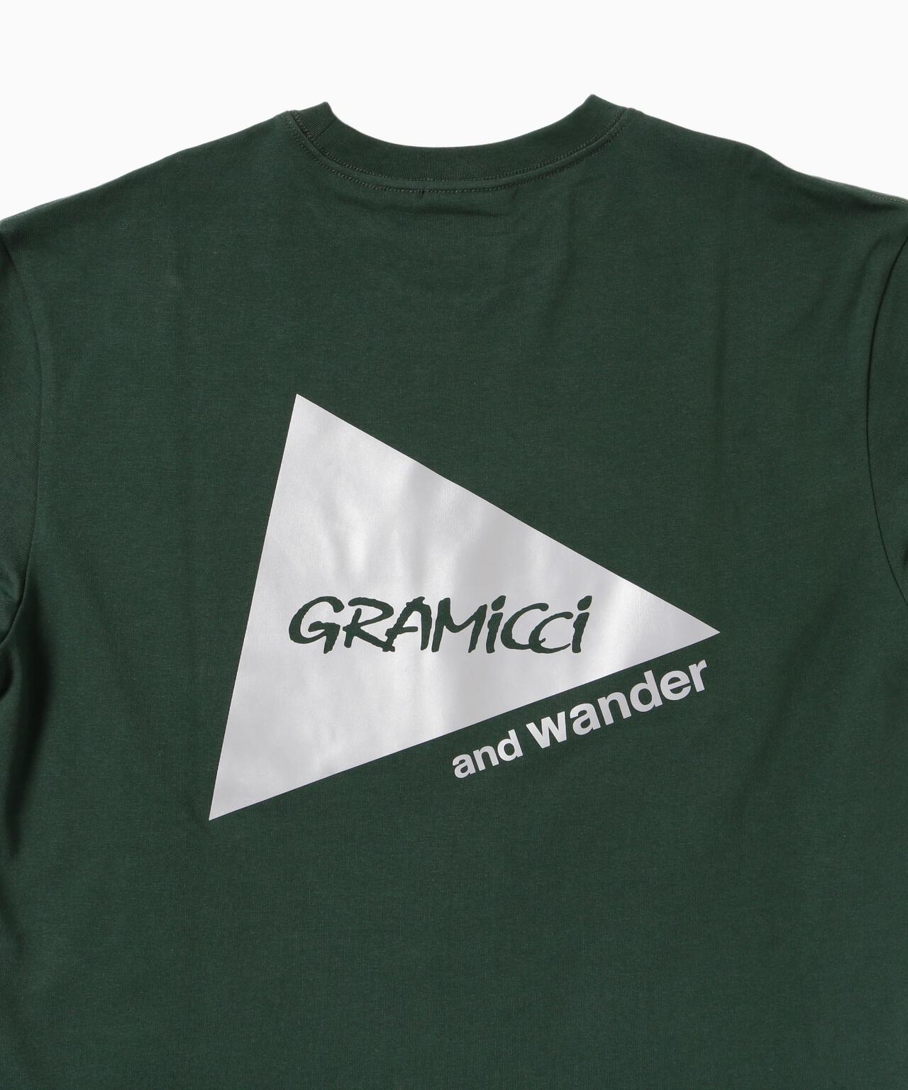 GRAMICCI × and wander backprint L/S tee