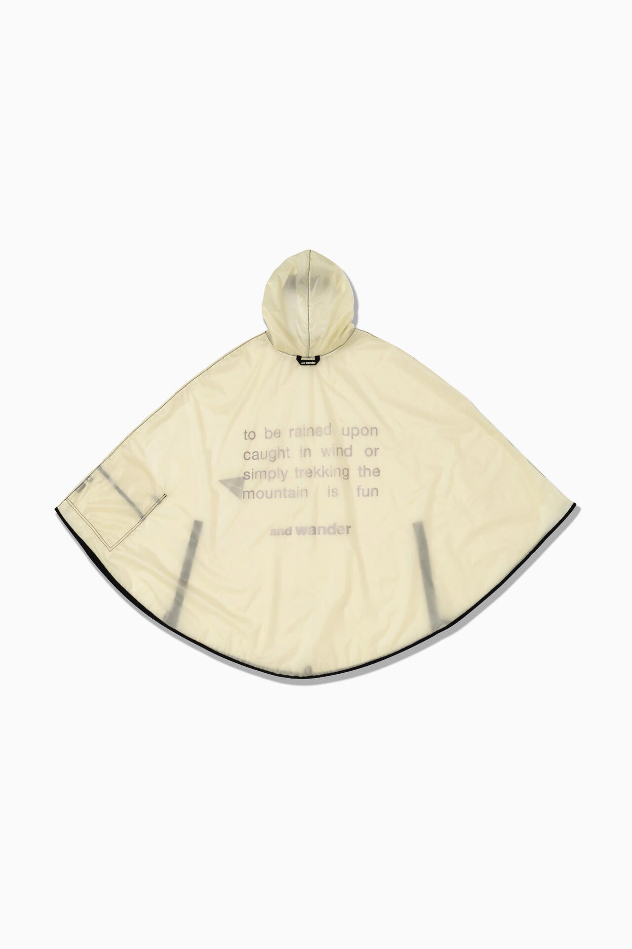sil poncho | CORDURA ナイロン プルーフ パッカブル ポンチョ