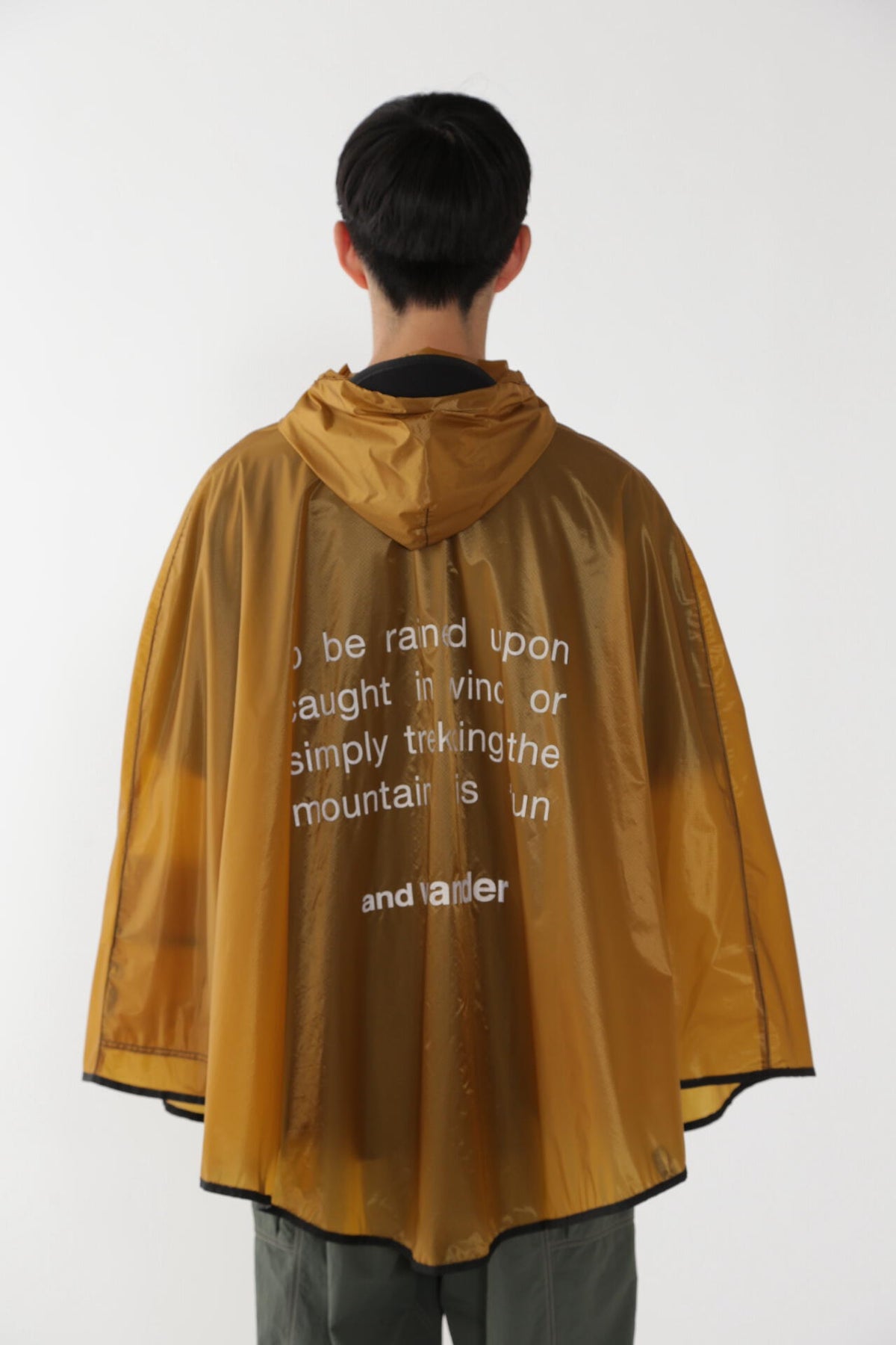 sil poncho | CORDURA ナイロン プルーフ パッカブル ポンチョ