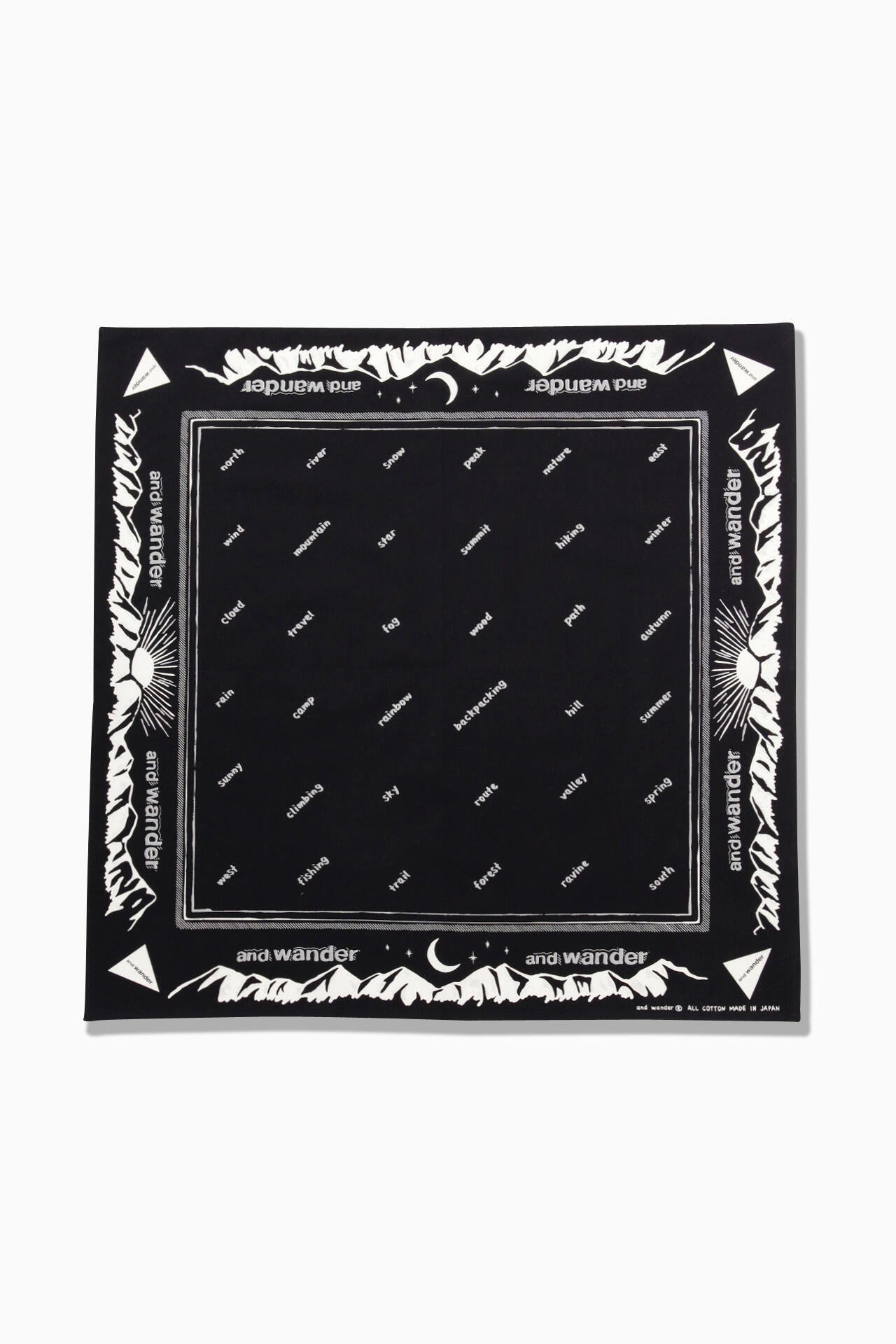 reflective words bandanna
