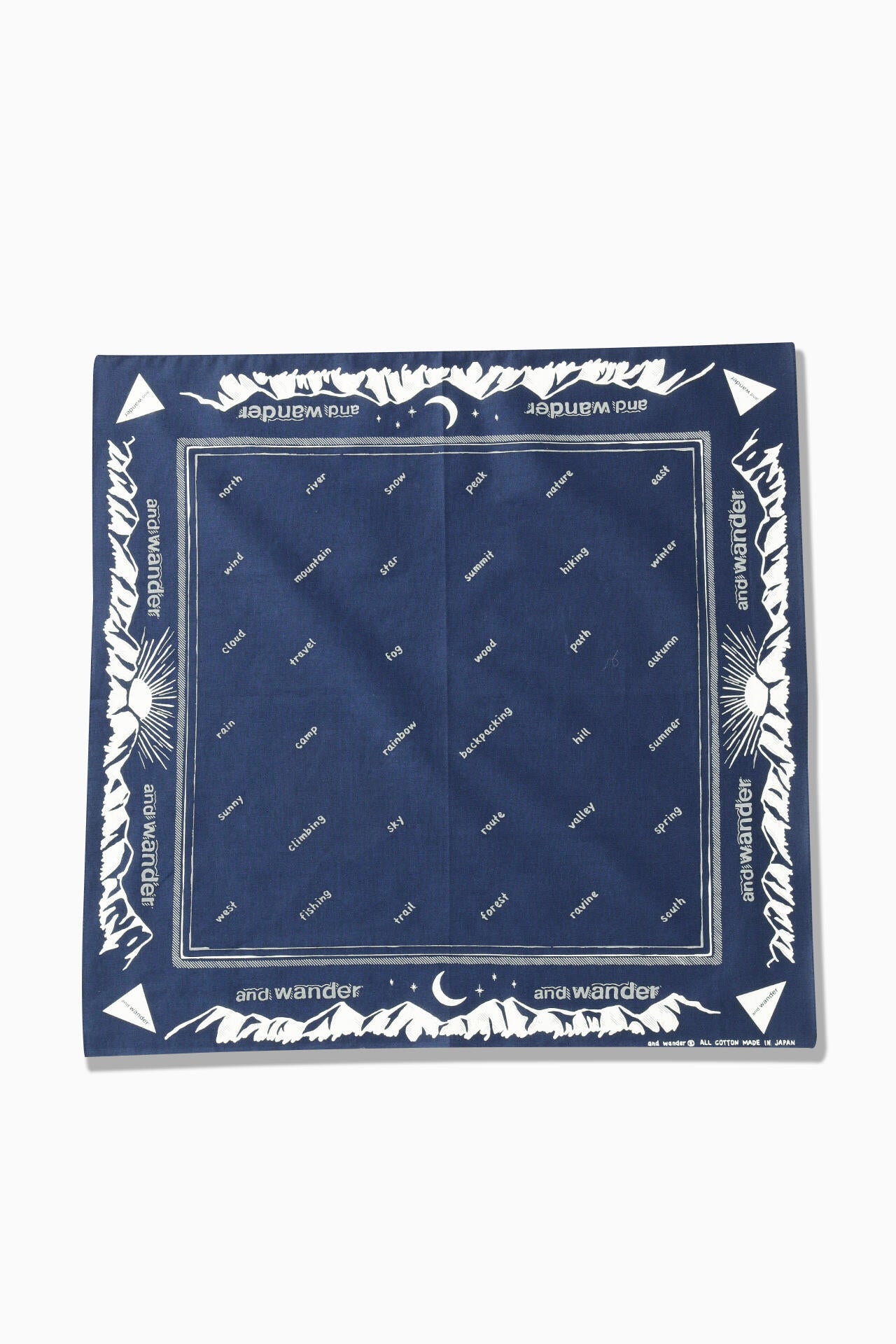 reflective words bandanna