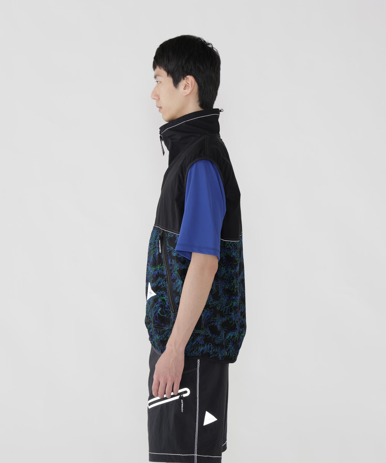 printed wind vest