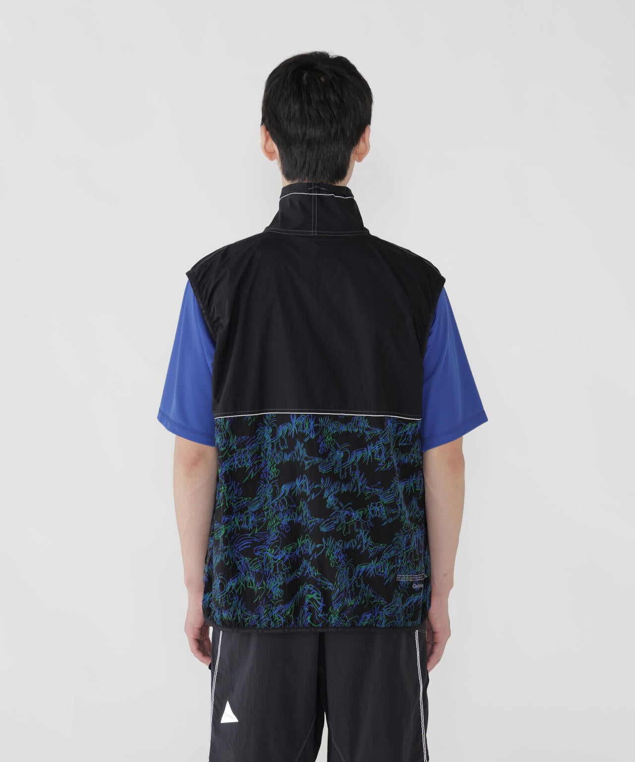 printed wind vest