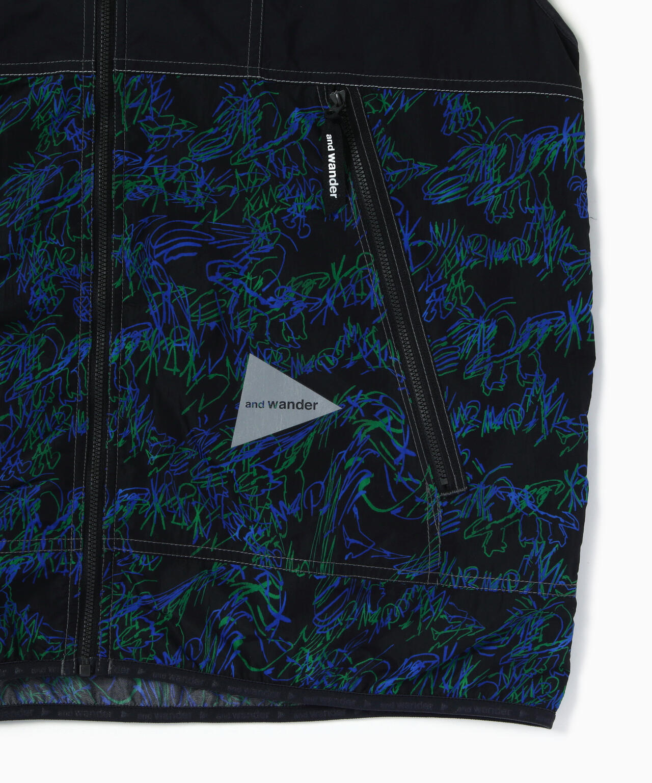printed wind vest