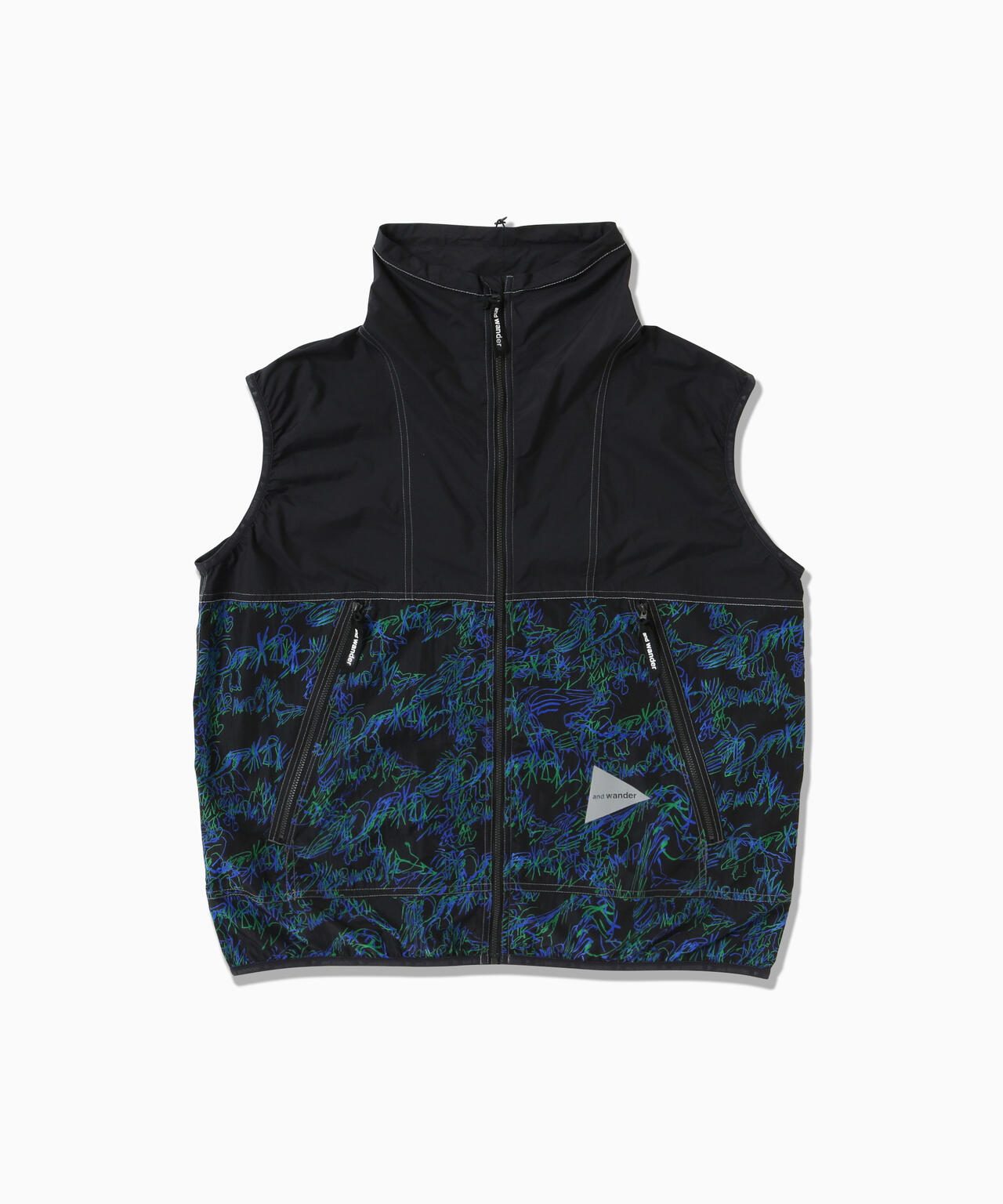 printed wind vest