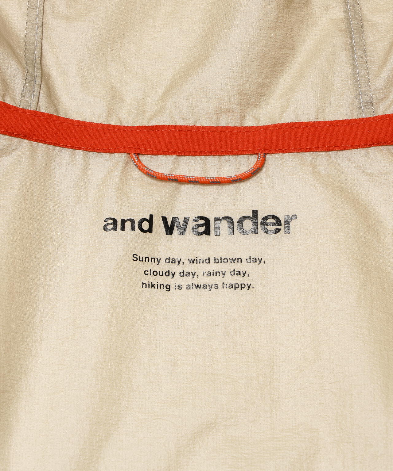 Altra × and wander ventilation wind jacket