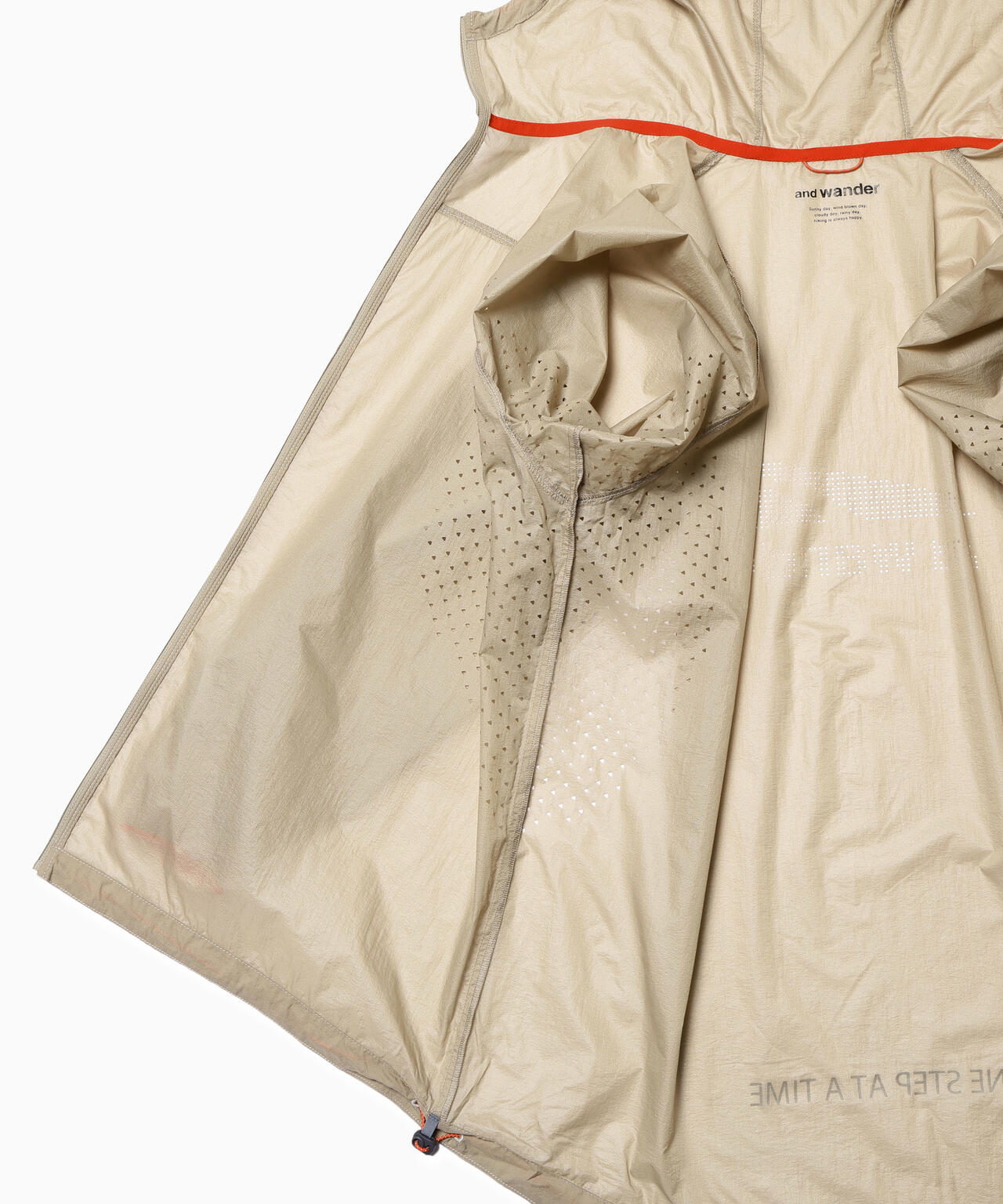 Altra × and wander ventilation wind jacket