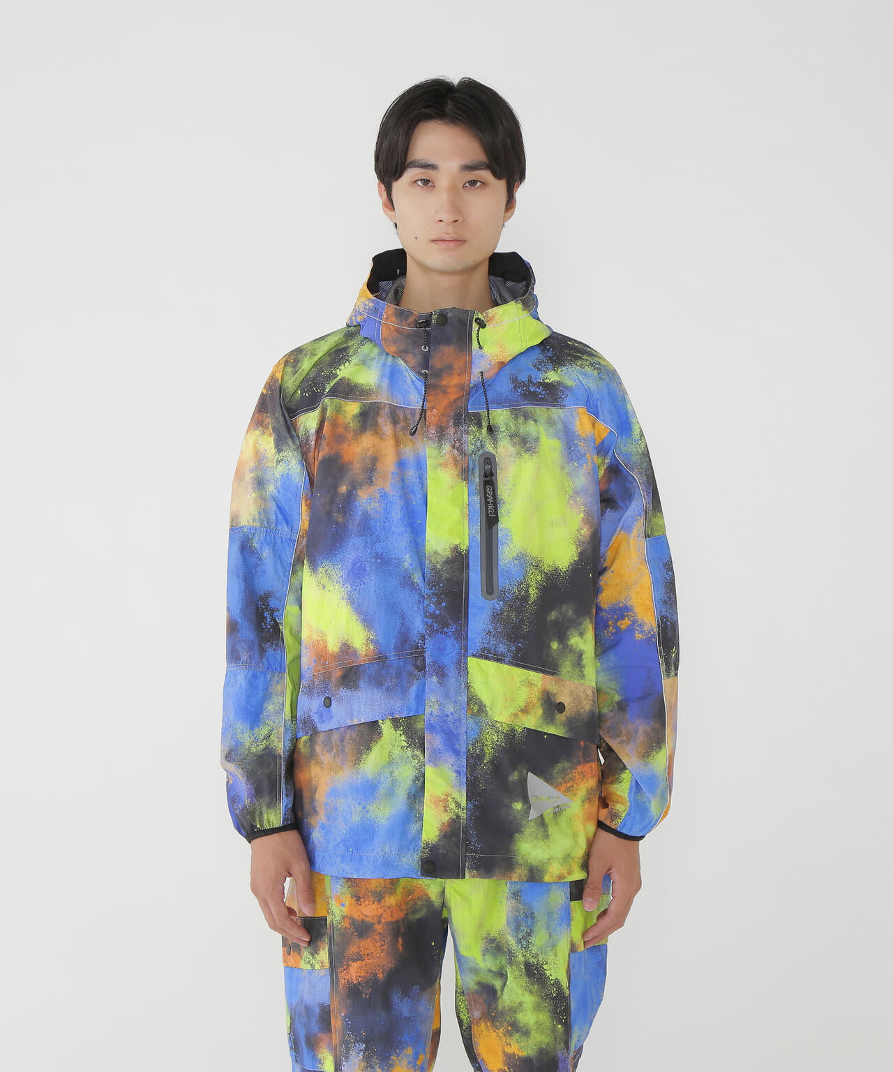 Gramicci × and wander brushed nylon jacket