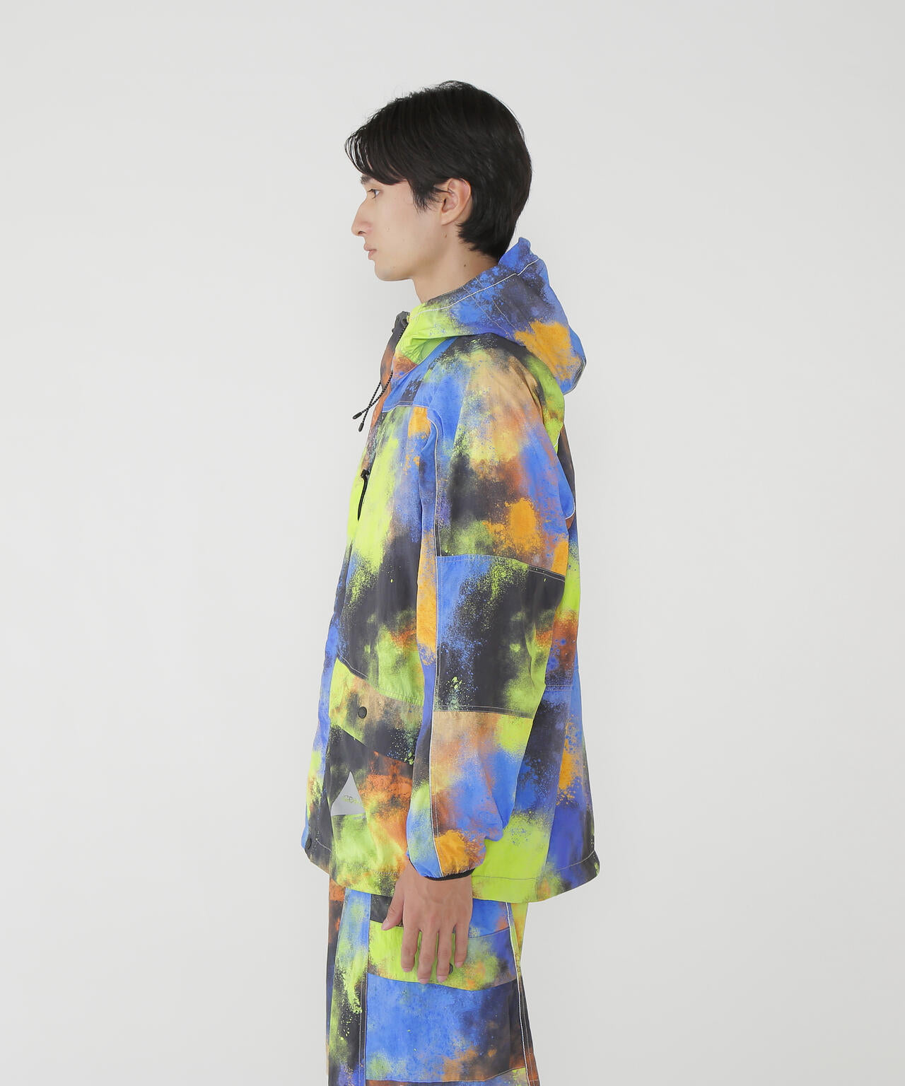 Gramicci × and wander brushed nylon jacket