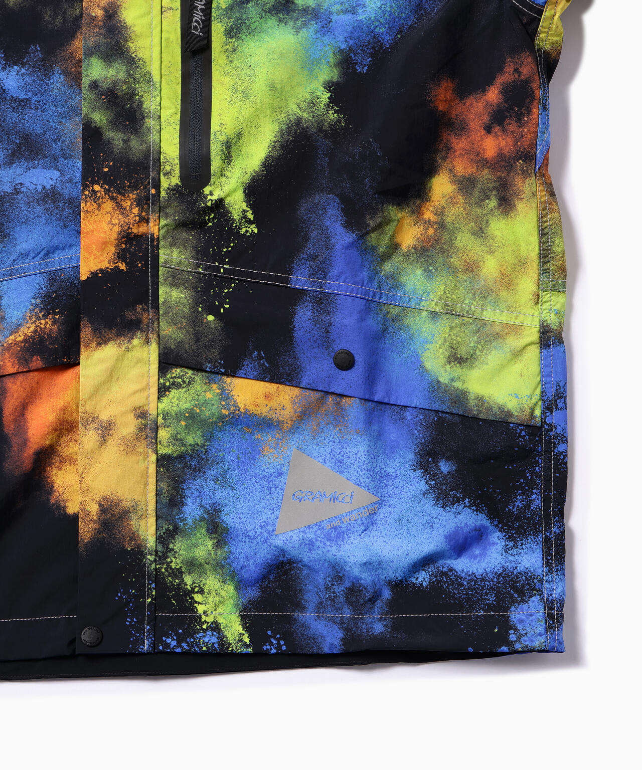 Gramicci × and wander brushed nylon jacket