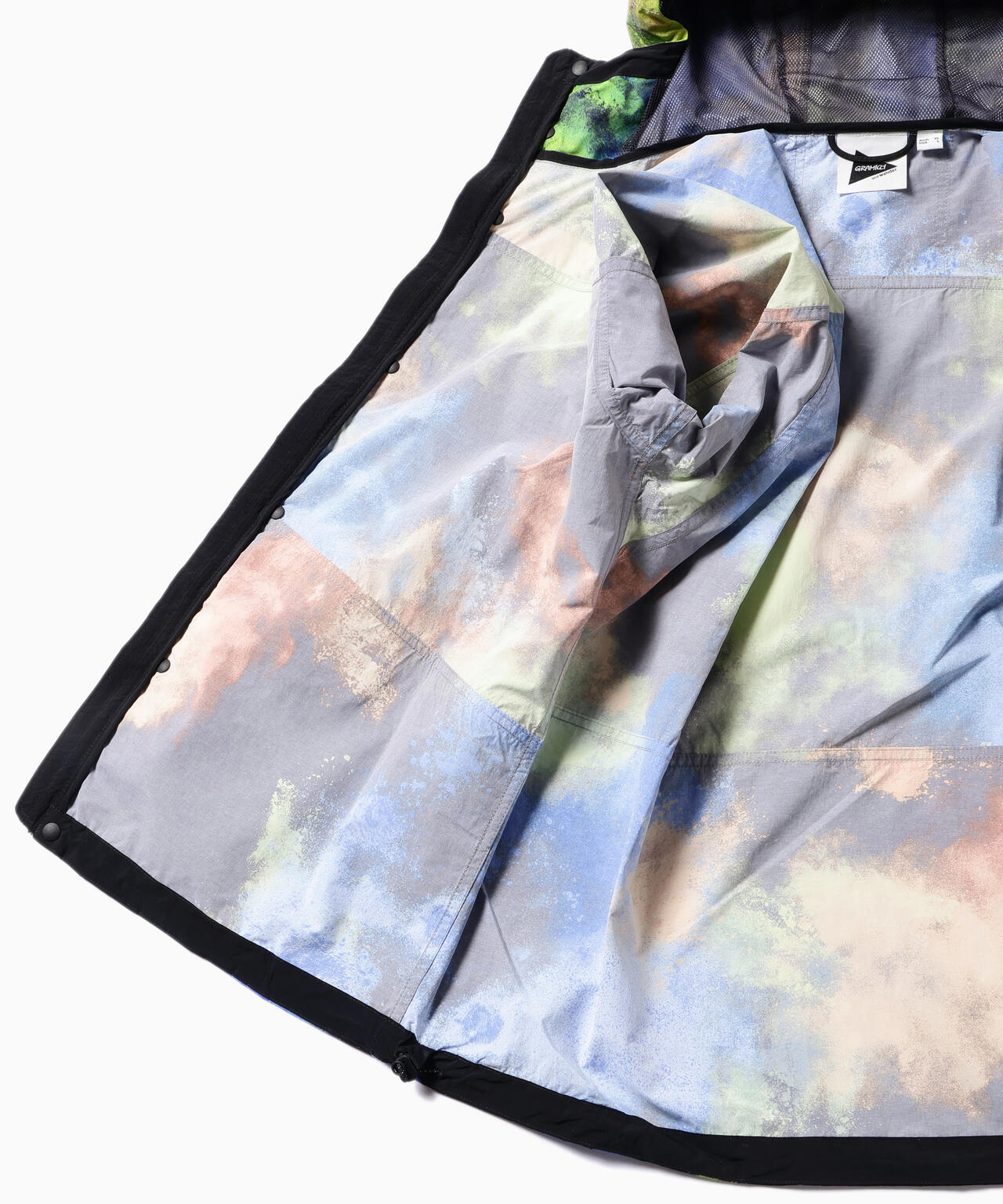 Gramicci × and wander brushed nylon jacket