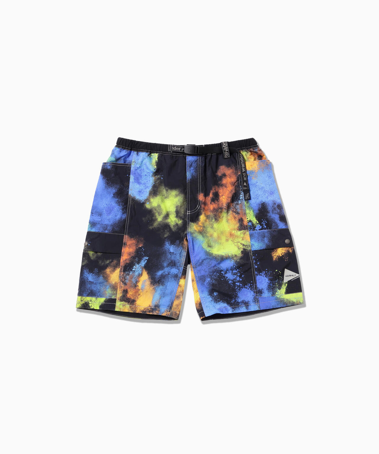 Gramicci × and wander brushed nylon short pants