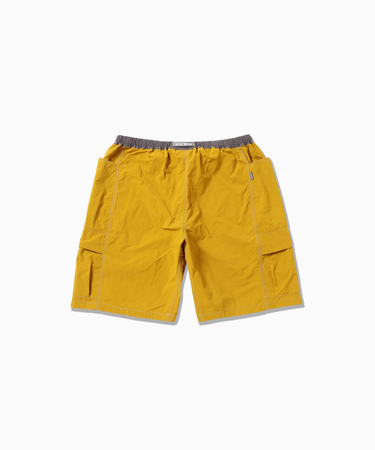 Gramicci × and wander brushed nylon short pants