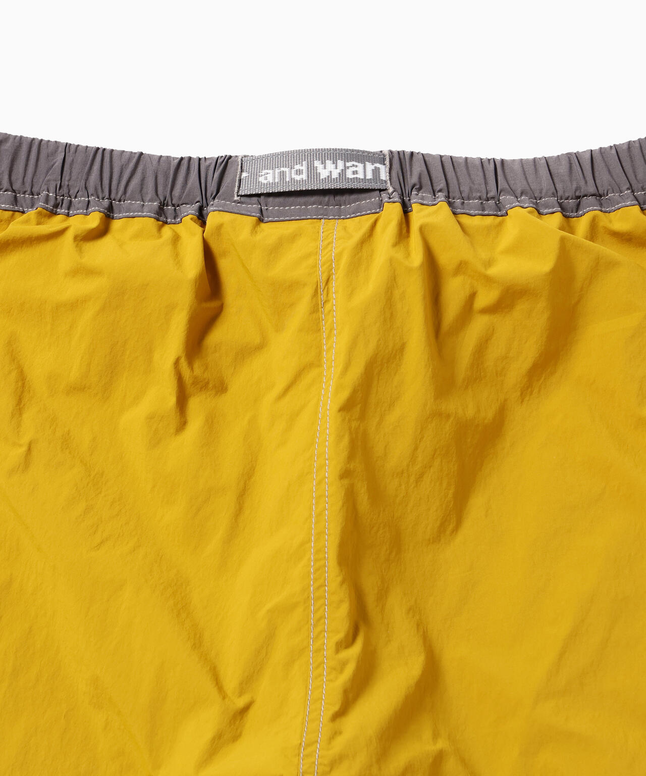Gramicci × and wander brushed nylon short pants