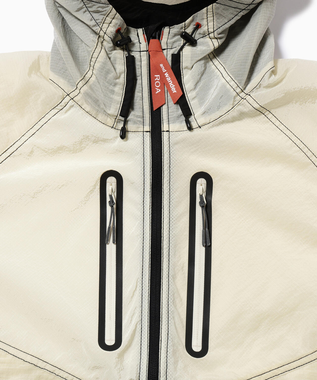 ROA × and wander ripstop wind jacket