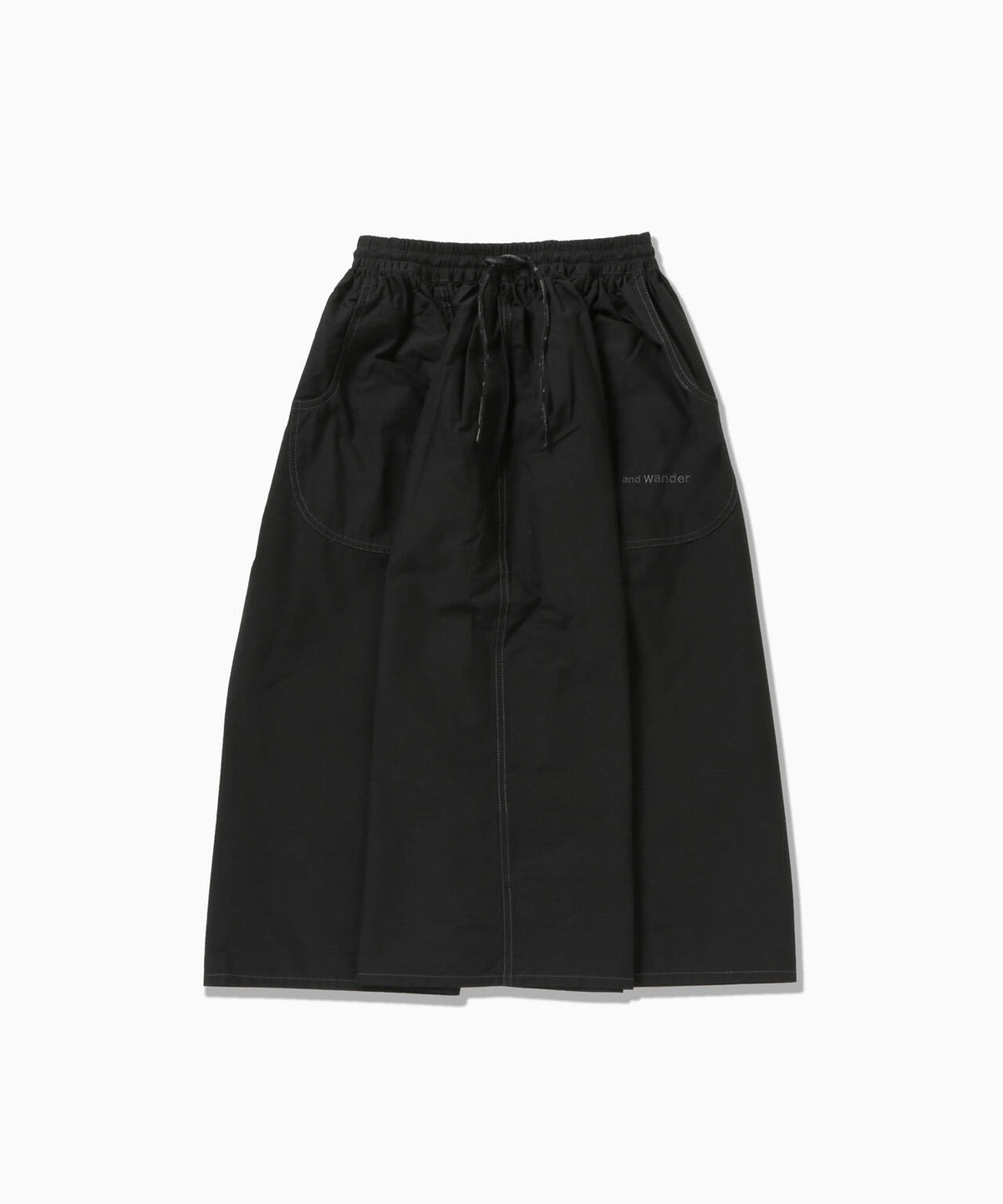 CORDURA cotton rip skirt (W) | コットン リップストップ ロングスカート