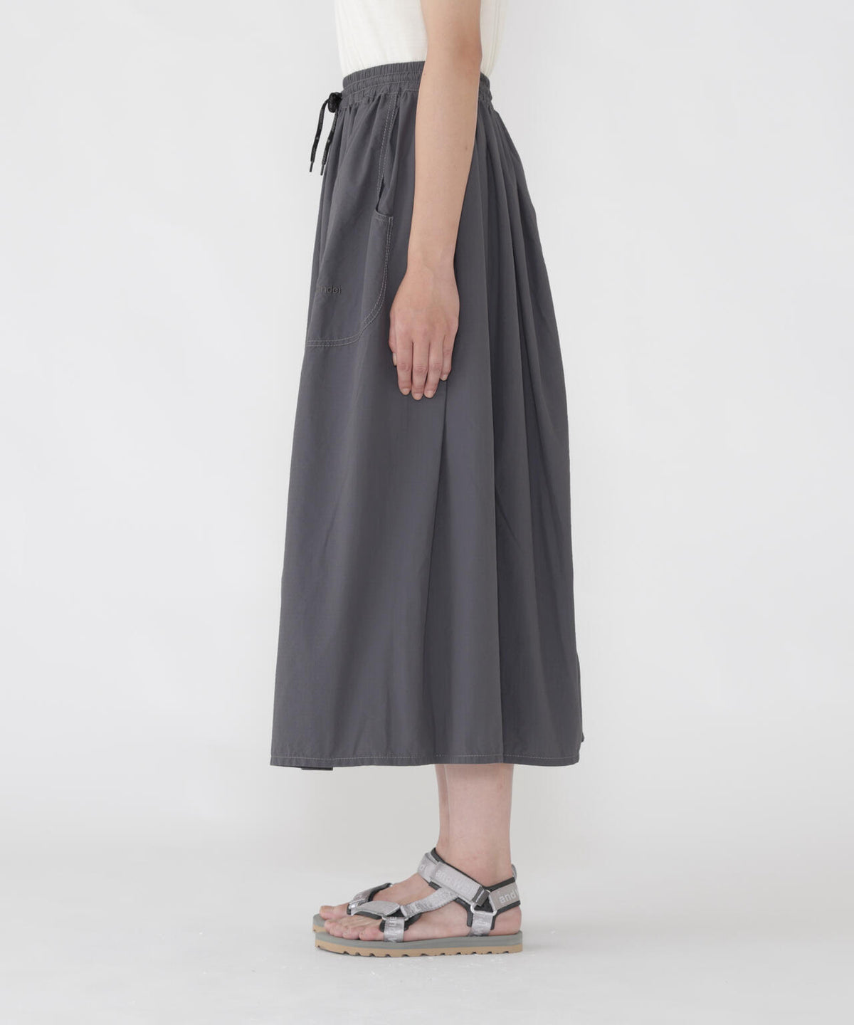 CORDURA cotton rip skirt (W) | コットン リップストップ ロングスカート