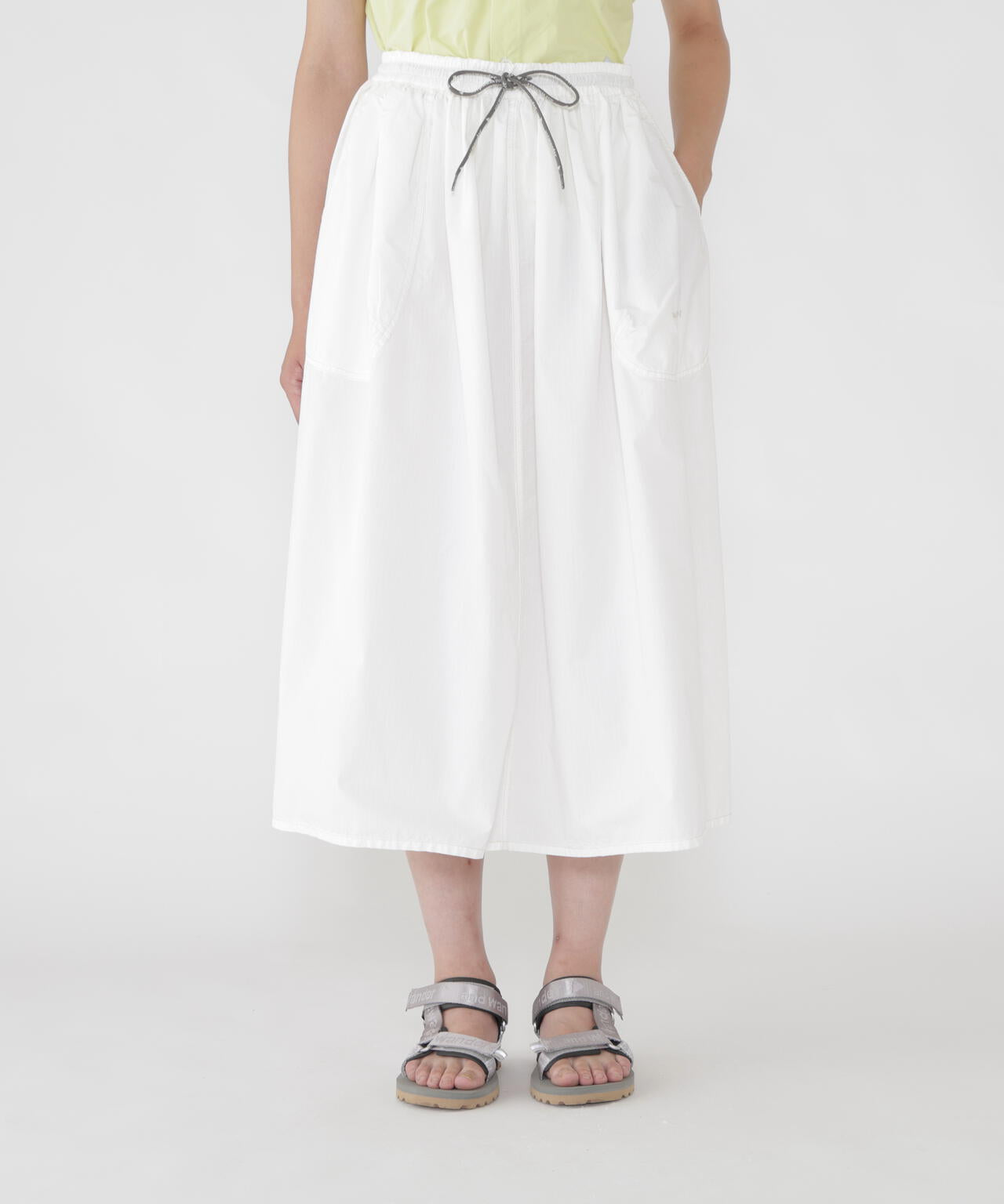 CORDURA cotton rip skirt (W) | コットン リップストップ ロングスカート