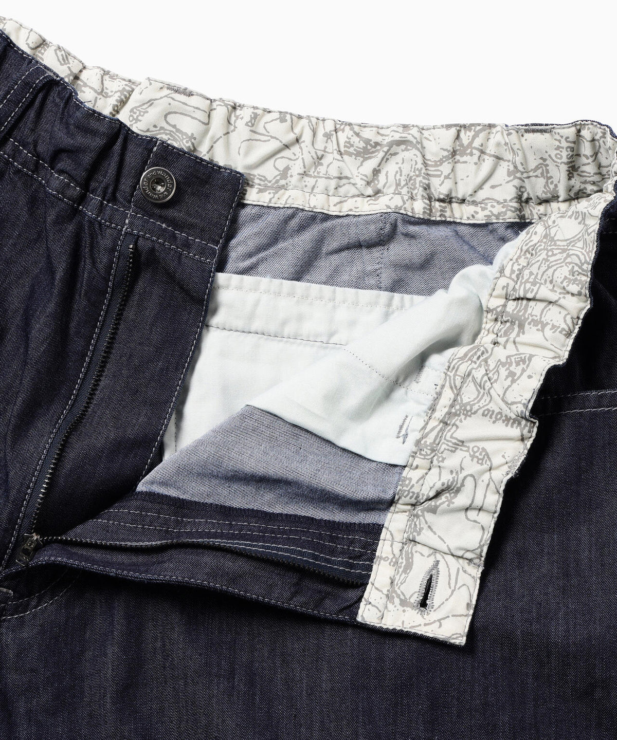 dry easy denim wide pants | ストレッチ デニム ワイドパンツ