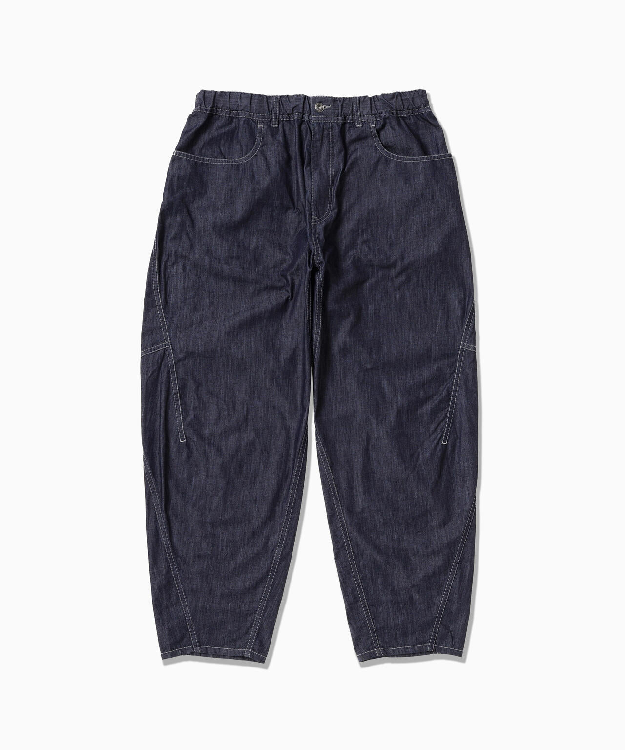 dry easy denim wide pants | and wander（アンドワンダー） ｜【公式