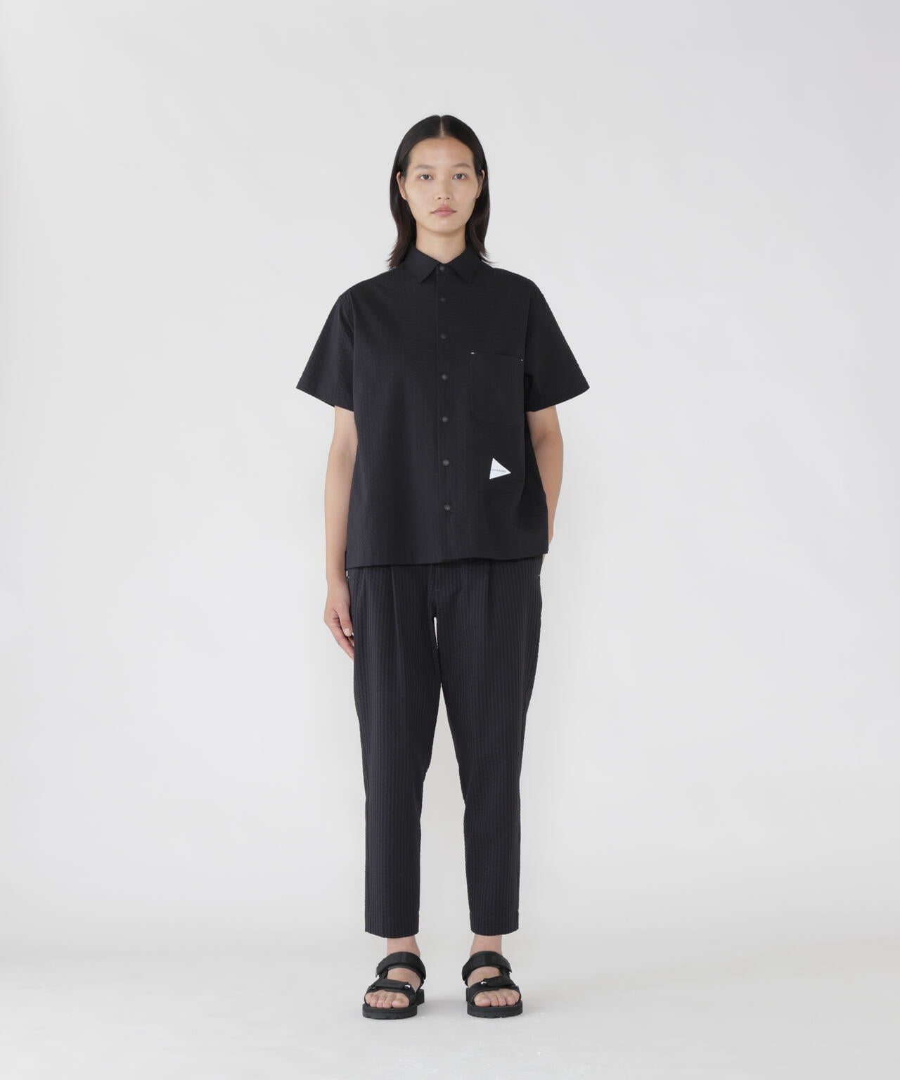 dry soft seersucker SS shirt